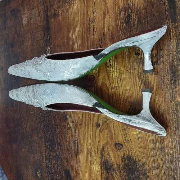 Donald & Lisa Signature by Donald J Pliner Embellished Leather Mule - Picture 11 of 12